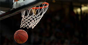 basketball and backboard